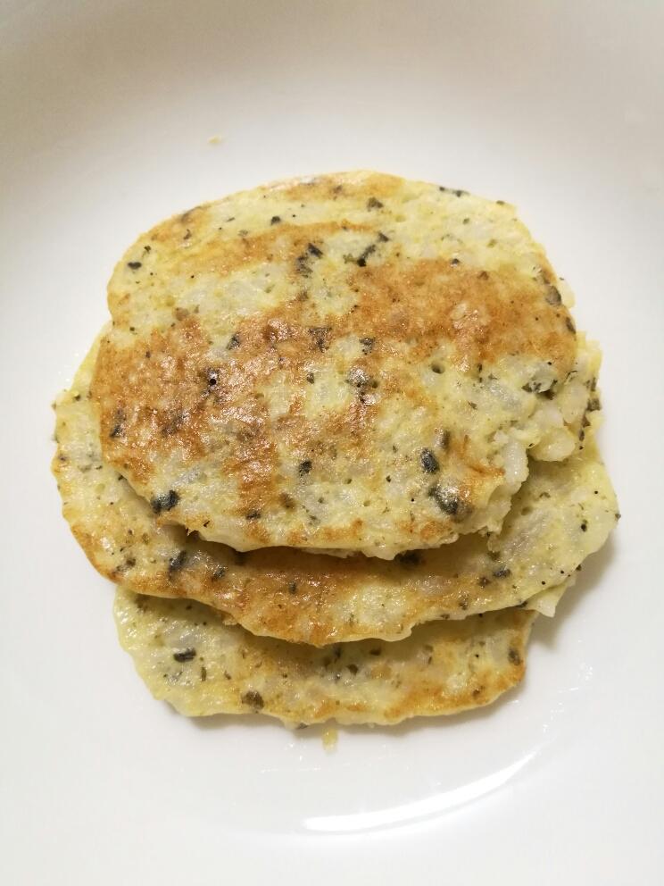 虾米紫菜芝士米饼（婴儿辅食～补钙）的做法