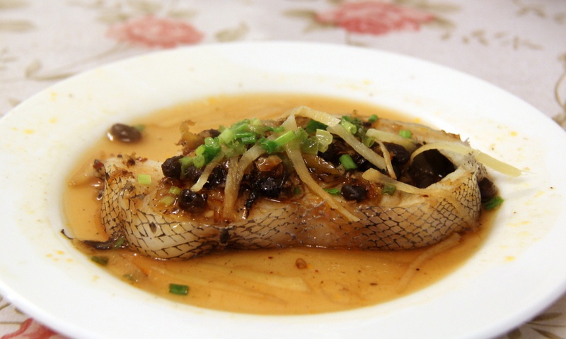 豆豉辣椒蒸鳕鱼