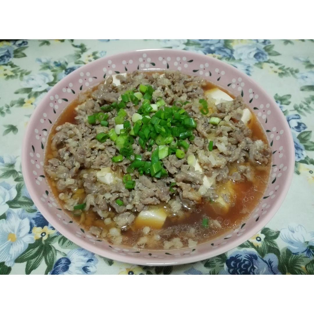 肉末蒸豆腐