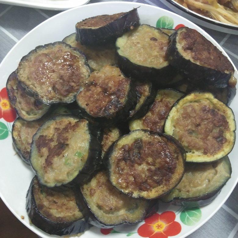 不一样的网红肉沫茄子饼