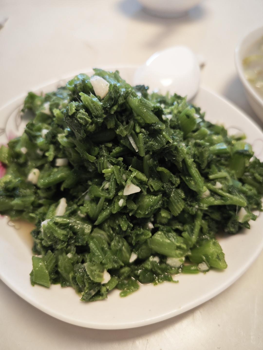 嫩南瓜茎叶的做法