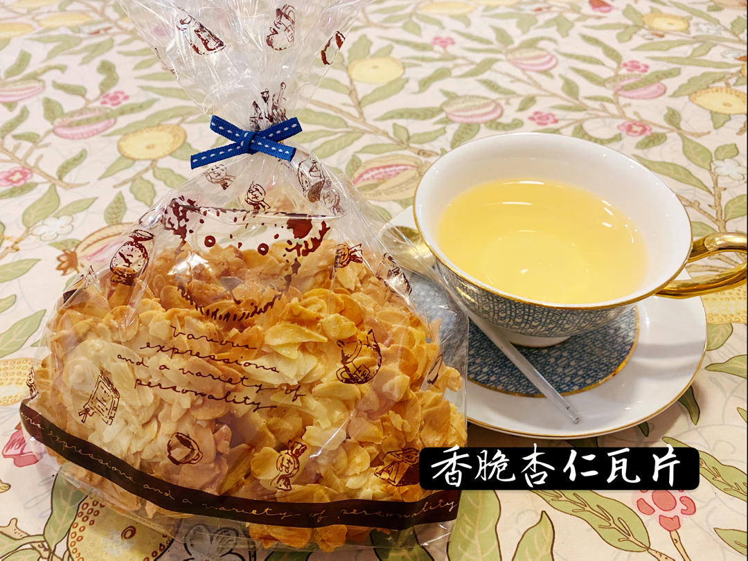 焦糖脆脆杏仁瓦片