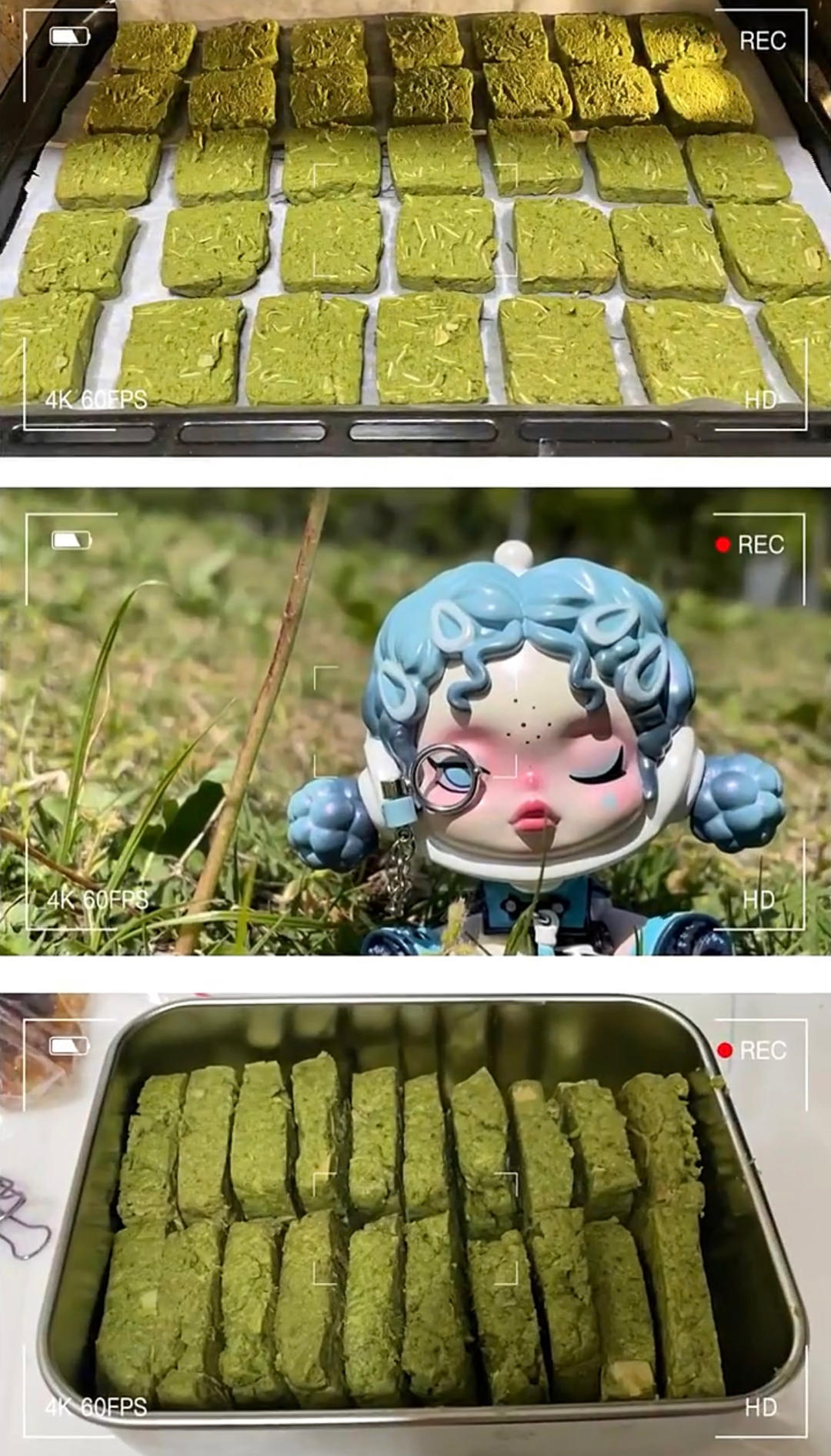 抹茶杏仁曲奇（超快手）