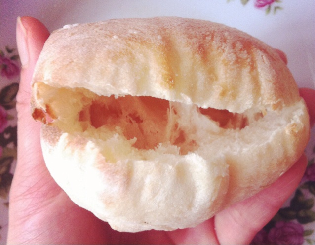 皮塔饼夹黑椒鸡腿 （肉夹馍的膜 内夹黑椒鸡腿）
