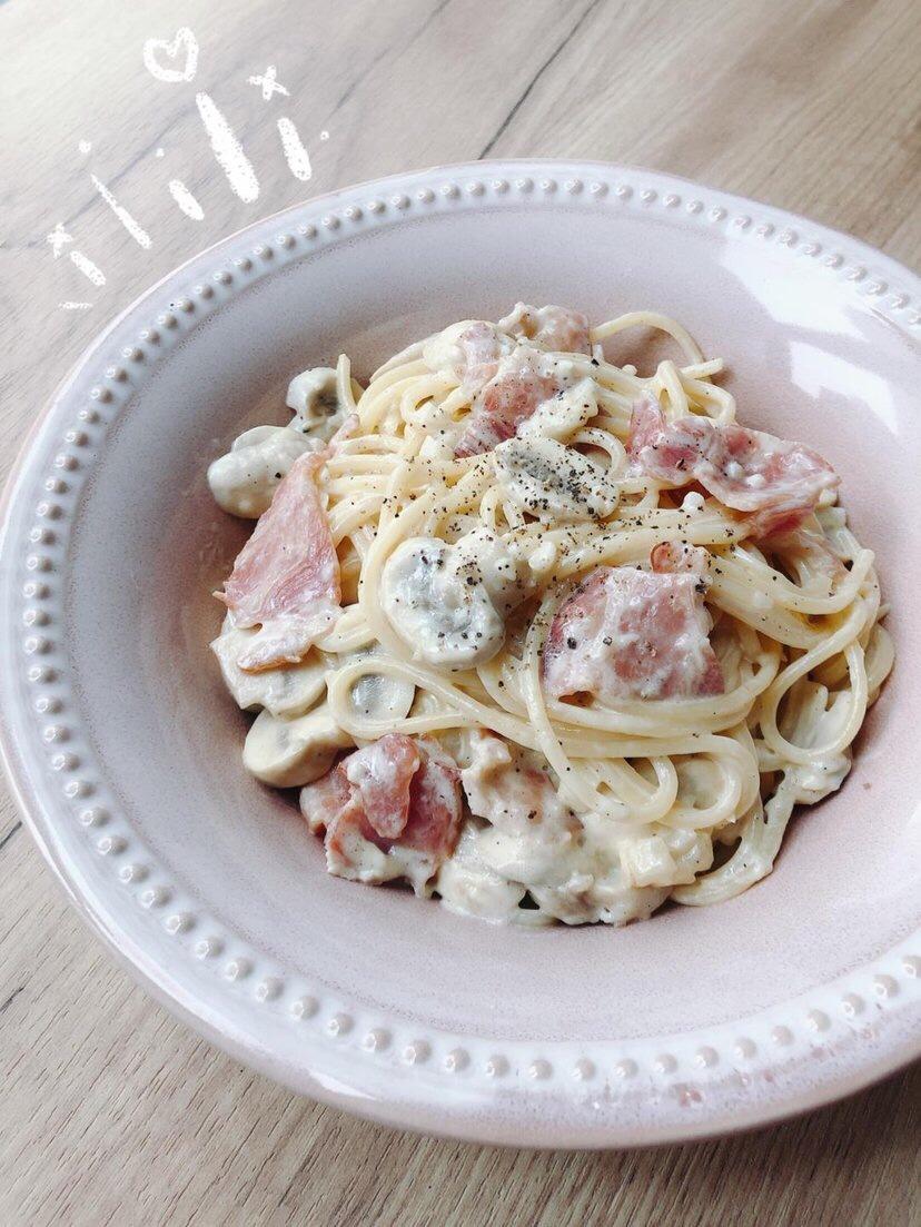 奶油蘑菇意大利面的做法