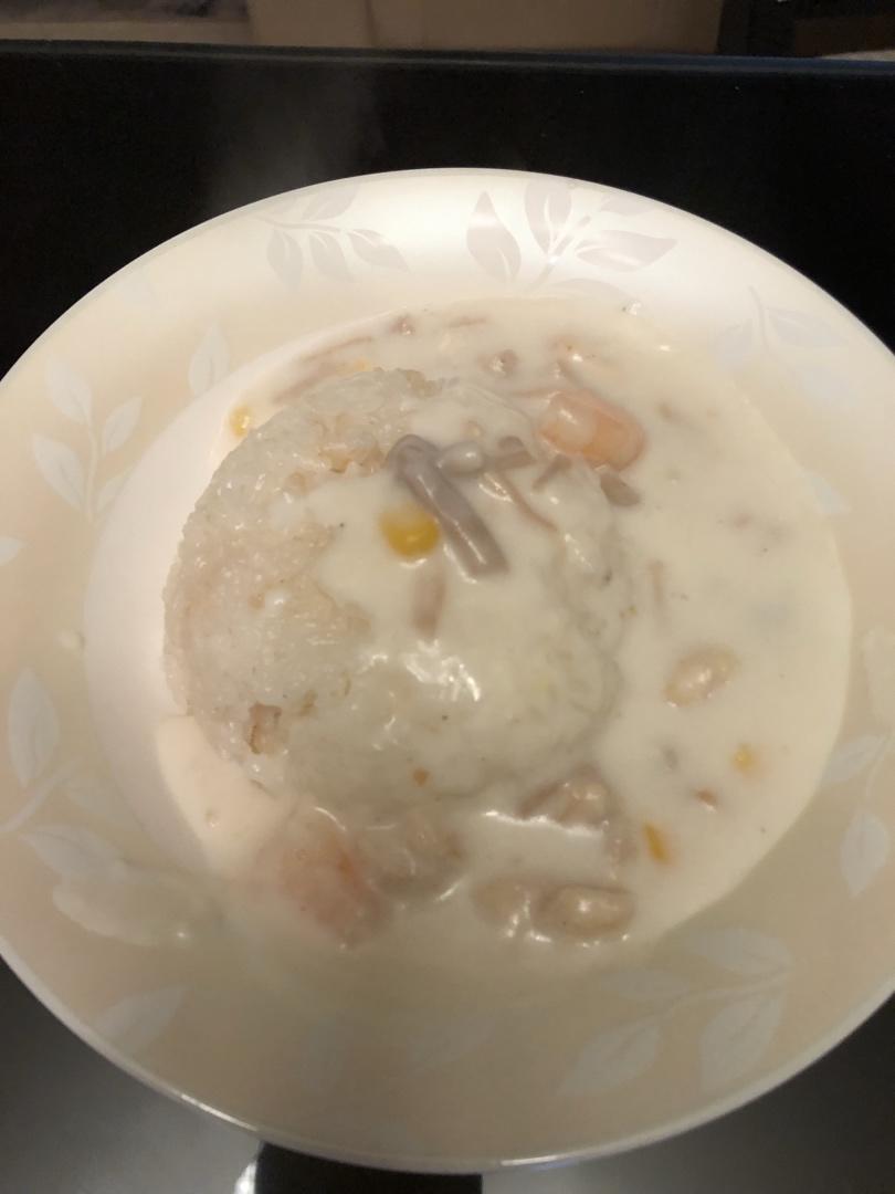 低脂奶油蘑菇汤🍄[不用黄油和奶油超简单]