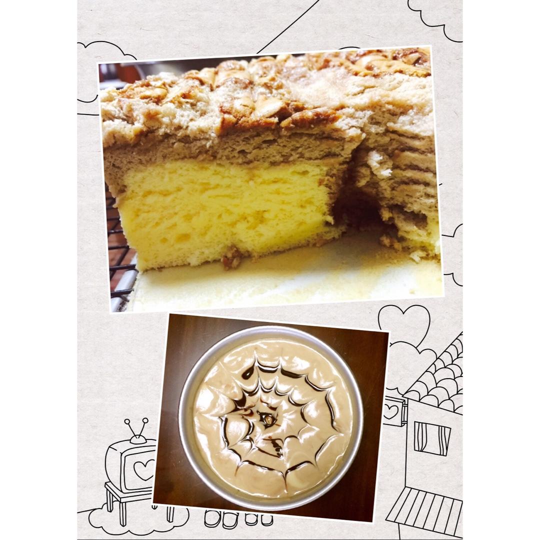 6寸原味戚风蛋糕