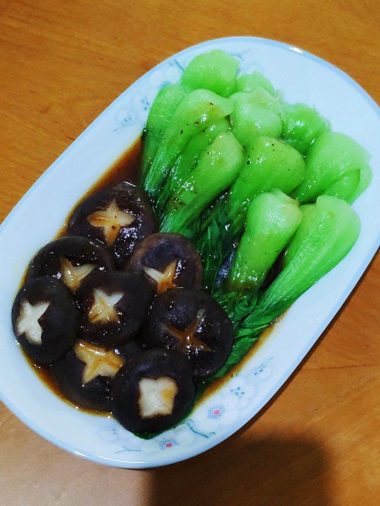 蚝油香菇小油菜