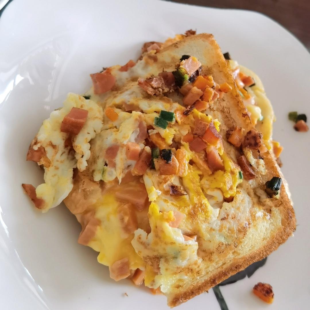 芝士就是力量！🍞土司你这样吃！