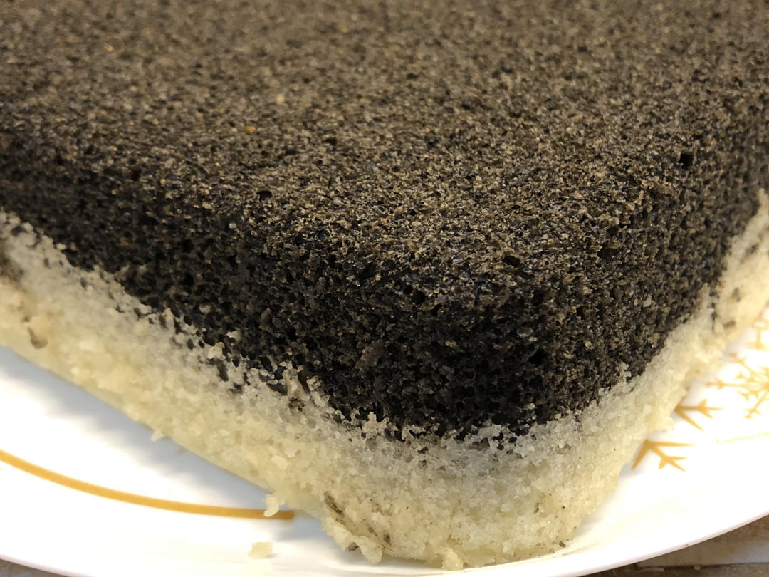 黑芝麻糕，乌发养颜。做法超简单，一学就会