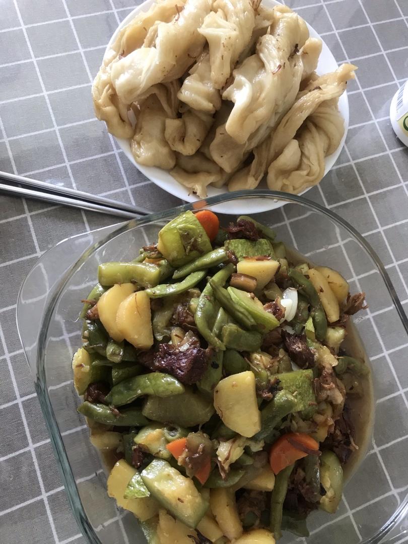 东北一锅出（焖卷子）