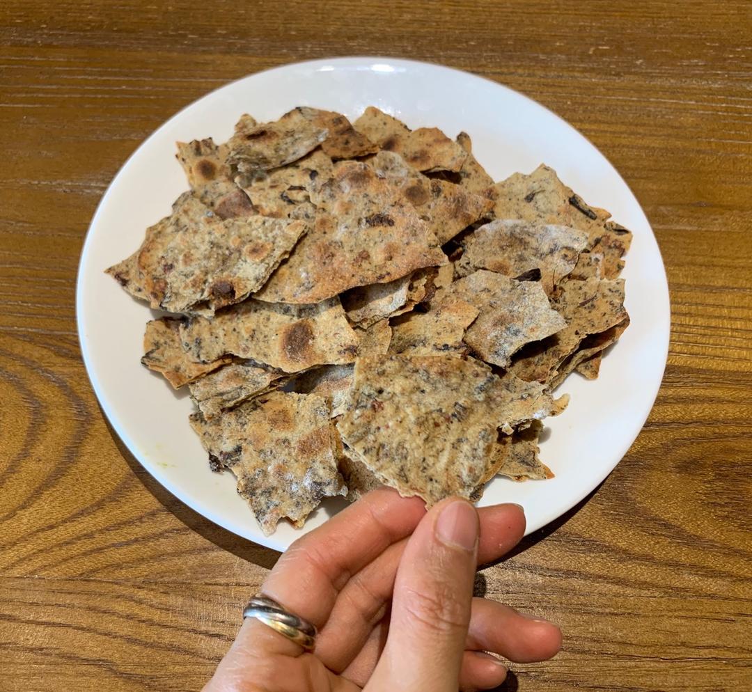 快手素梅干菜全麦脆饼【健康主食】