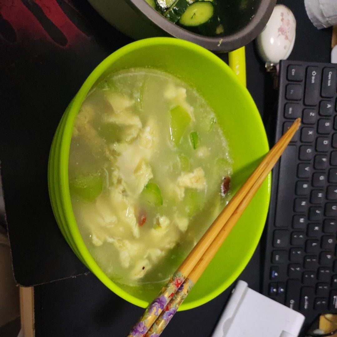 丝瓜鸡蛋汤