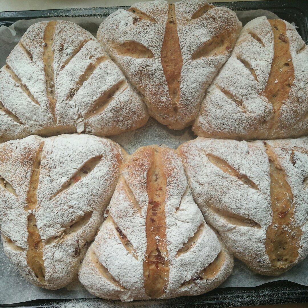 全麦核桃包～软欧包