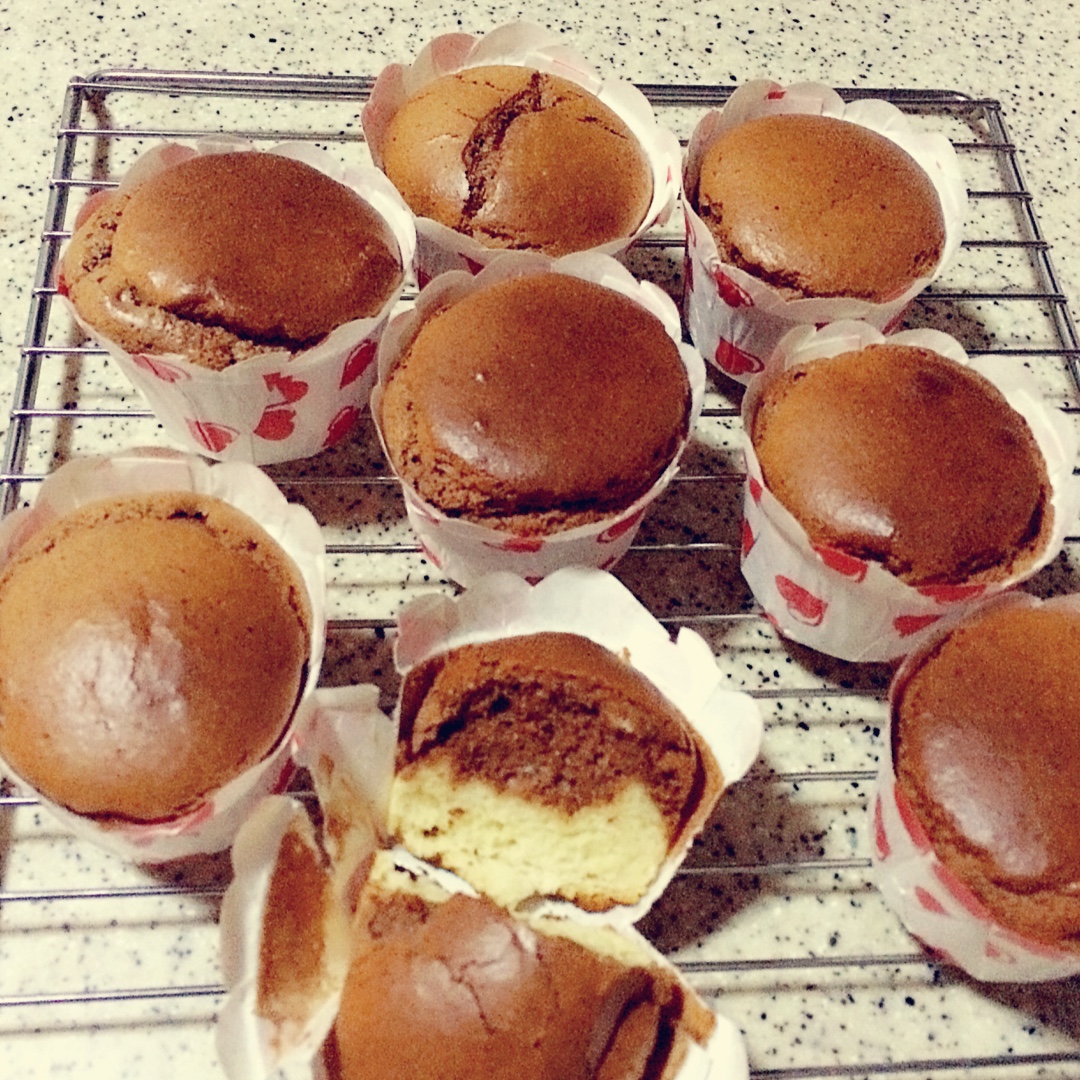 二合一杯子戚风蛋糕面包-双重口感双重口味双重享受