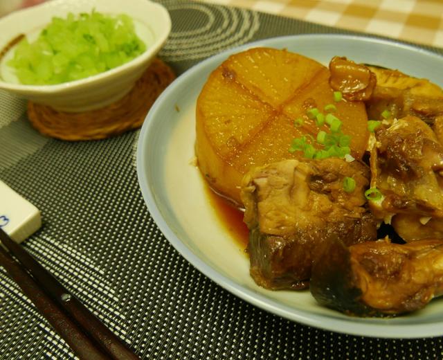 鰤鱼萝卜（日式料理-ブリ大根）的做法