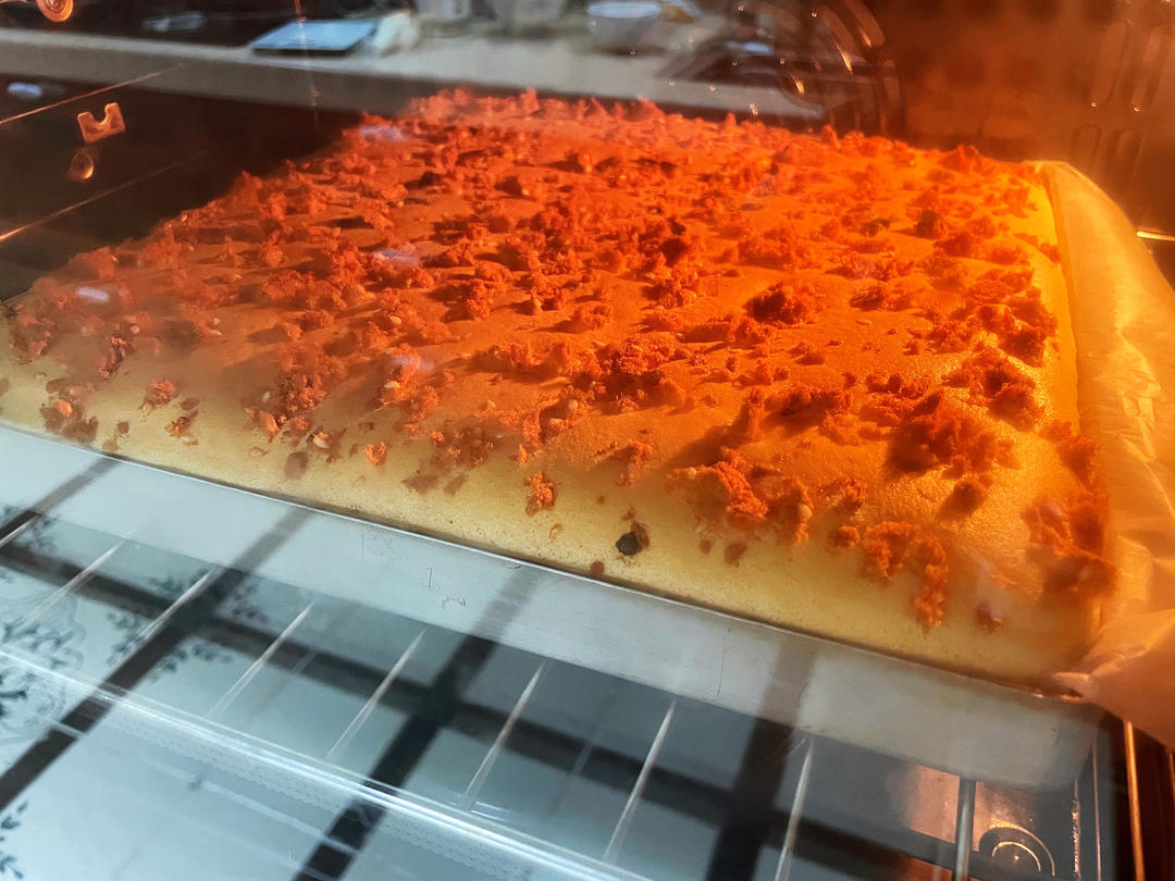 香葱肉松卷 蛋糕卷-无敌美味