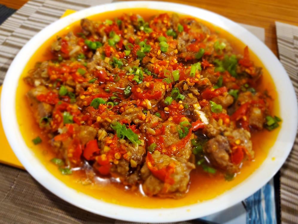 ［湘菜］豆豉剁椒蒸排骨