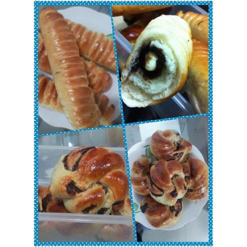 豆沙卷面包