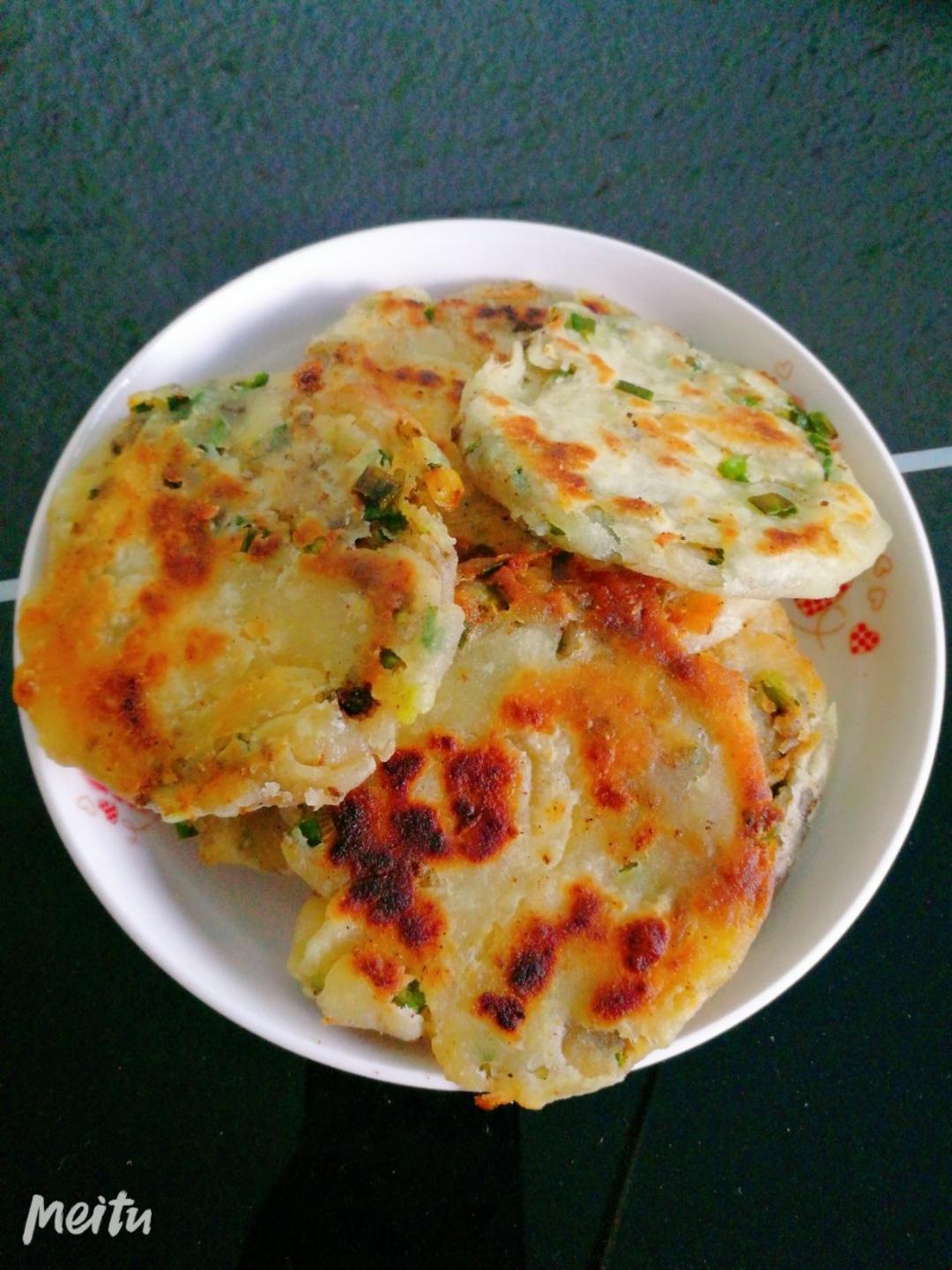 懒人版葱油饼