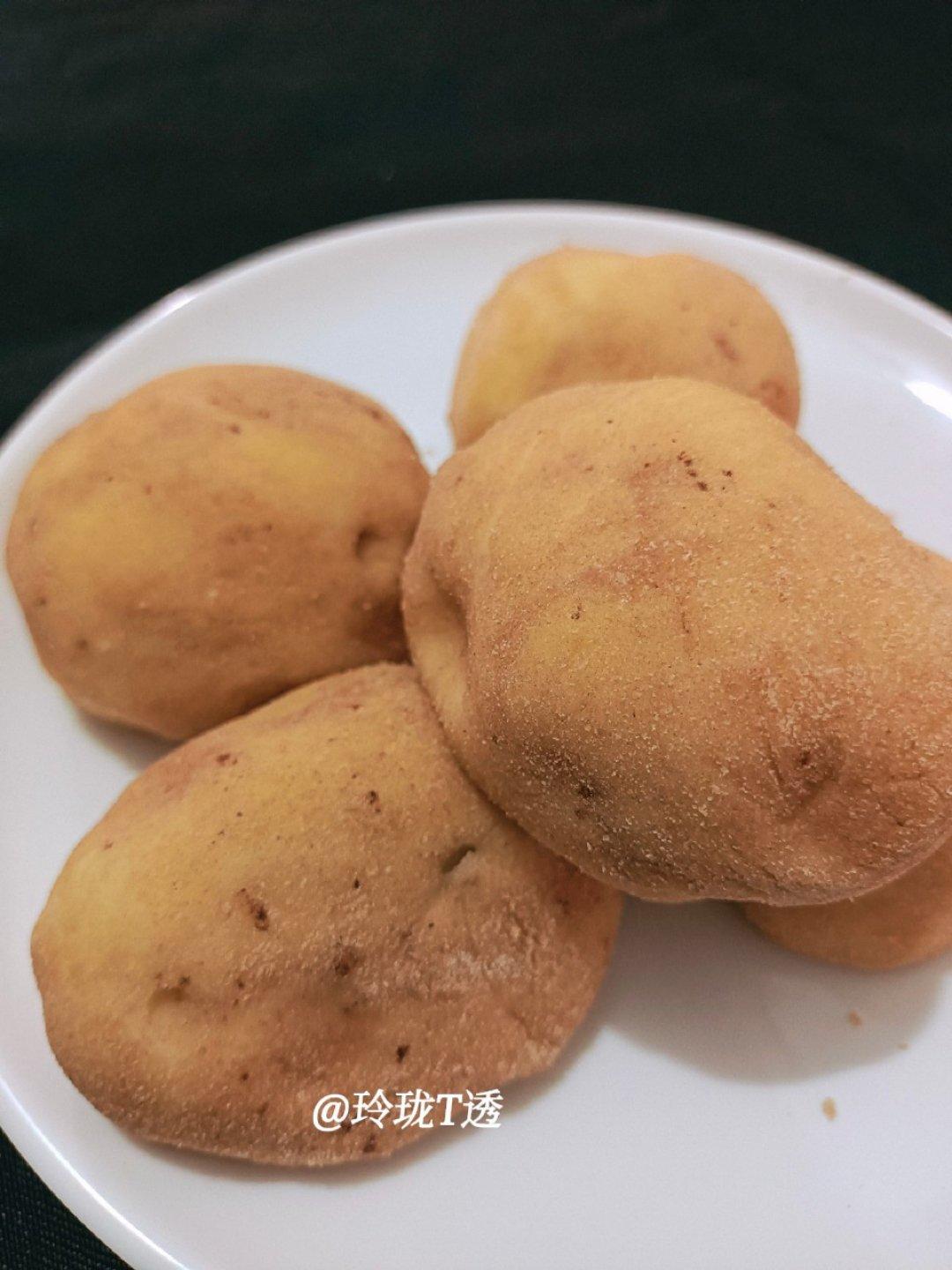 韩国网红土豆面包，不用揉面发酵，松软香甜很美味