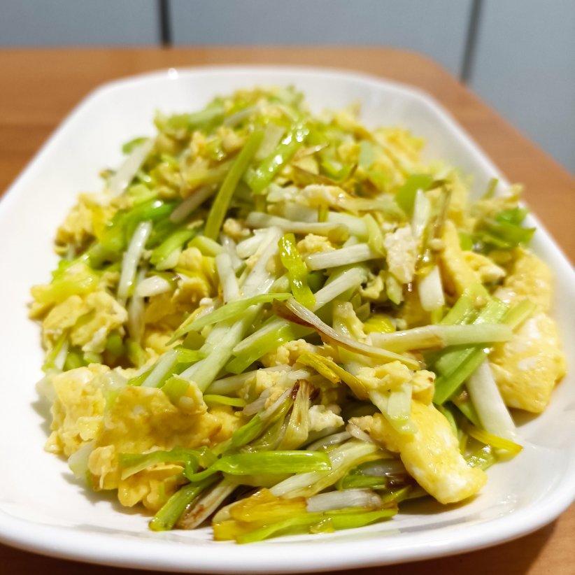 蒜黄炒蛋