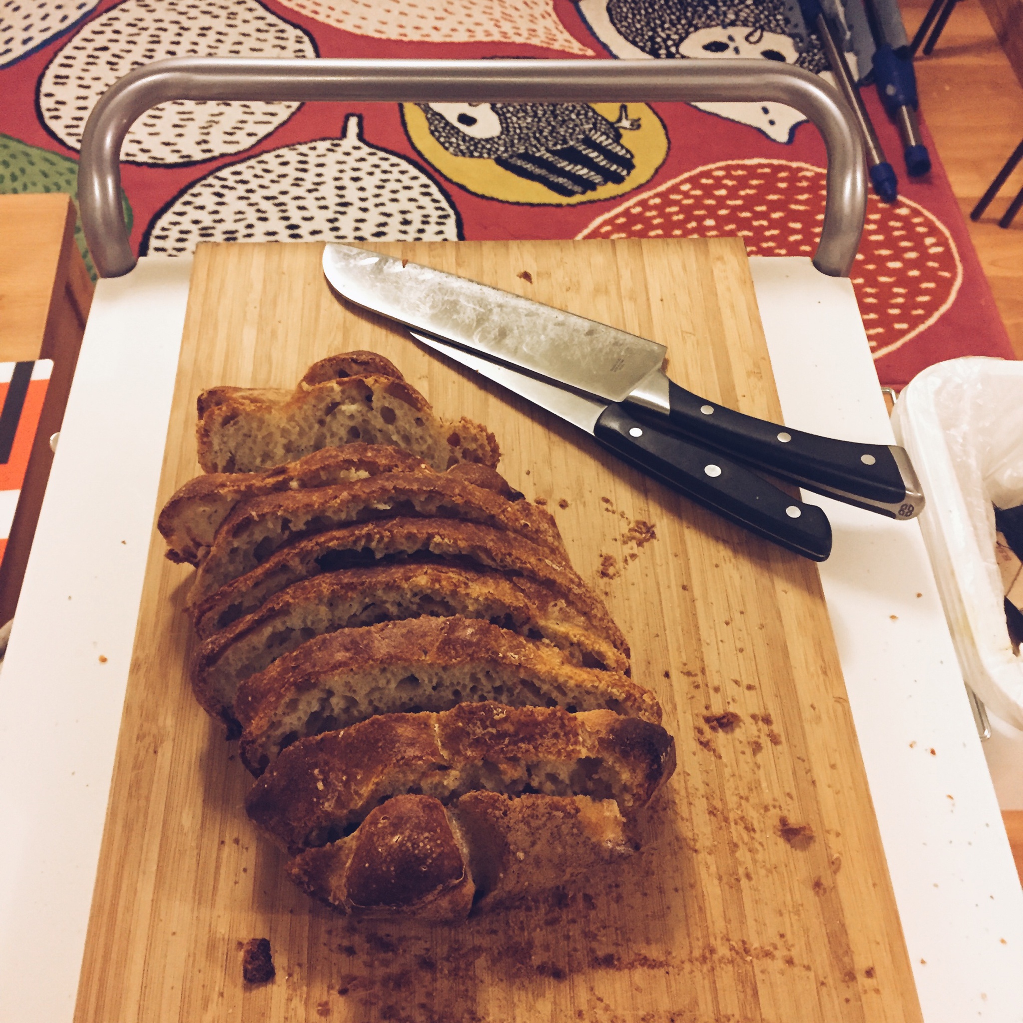 亚麻籽面包（免揉欧式面包）