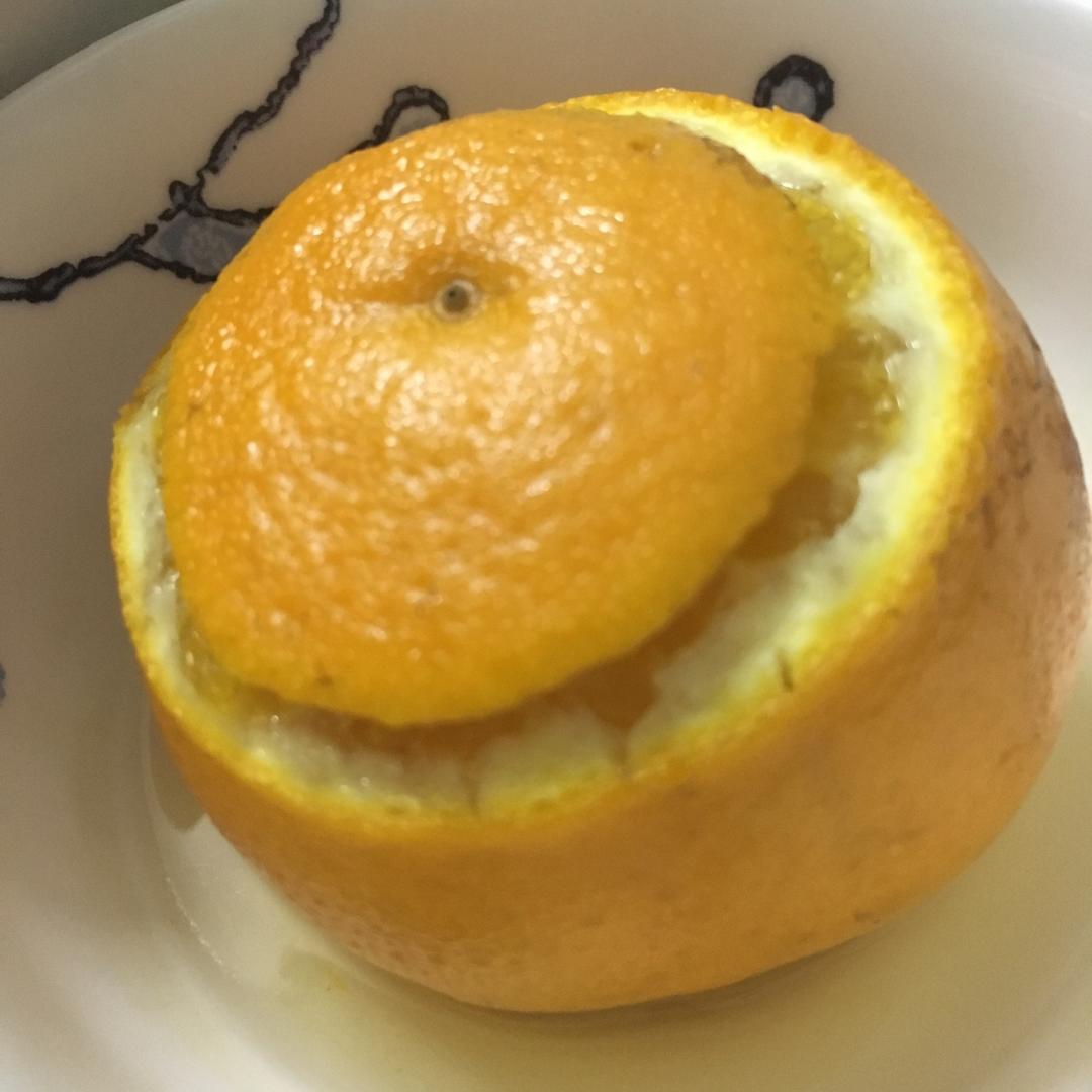 盐蒸橙子，治疗咳嗽，（详细步骤图）