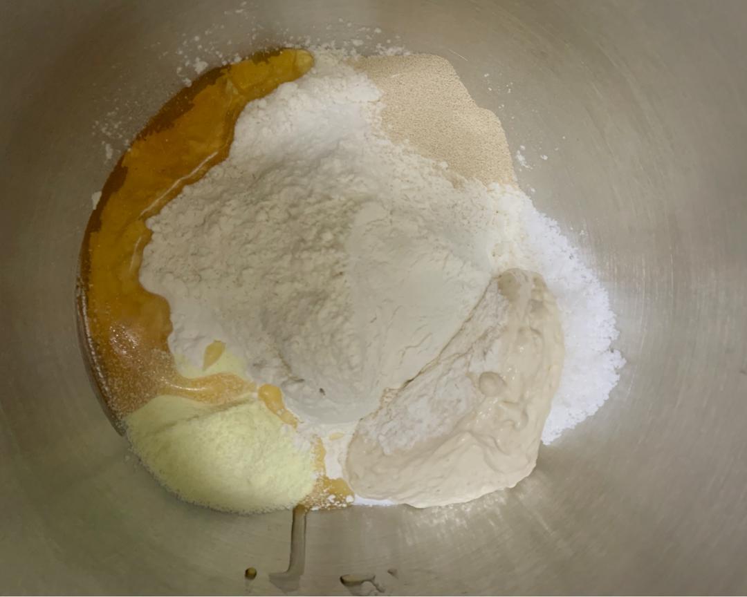 纯奶手撕吐司的做法 步骤1