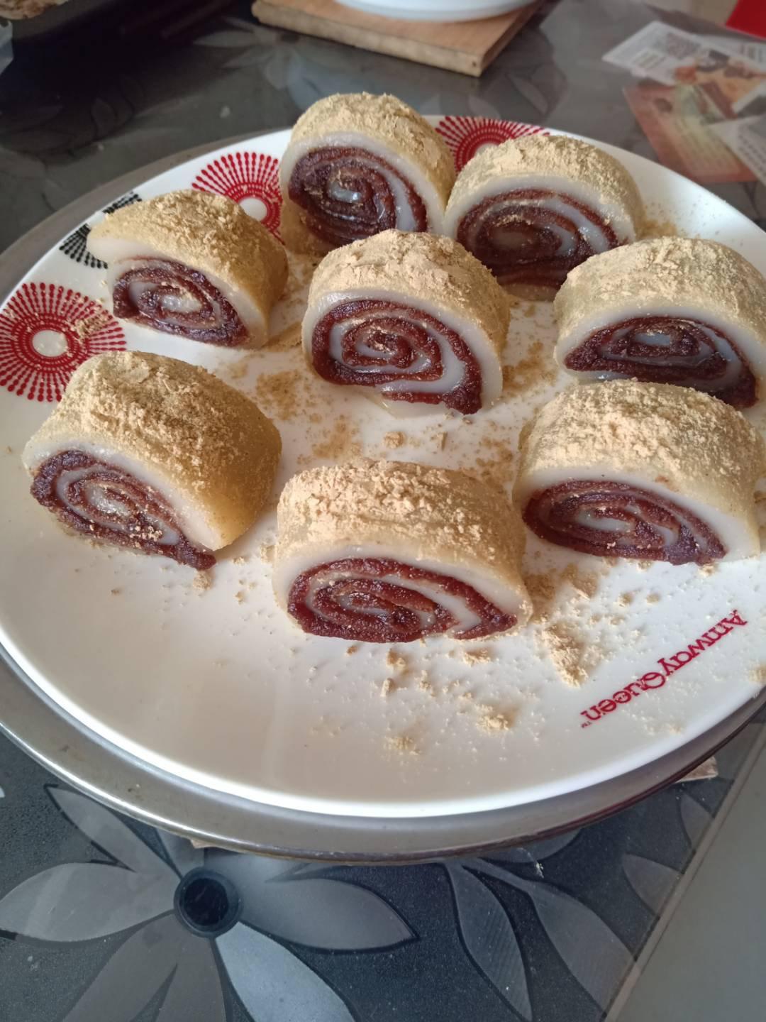 网红青团～～咸蛋黄肉松青团