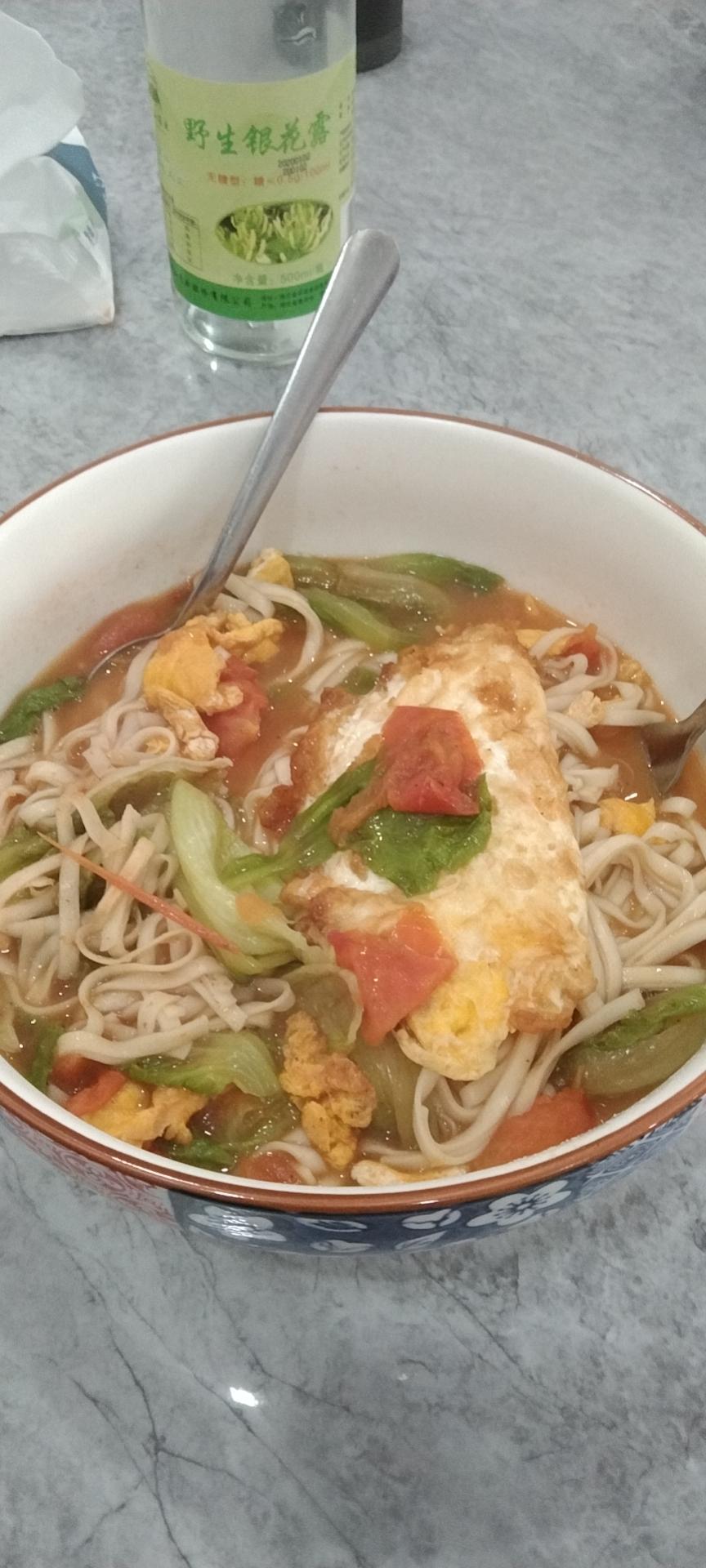 懒人版西红柿焖面