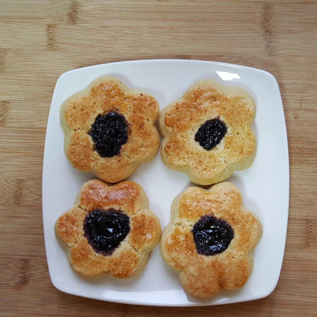 蓝莓司康的做法