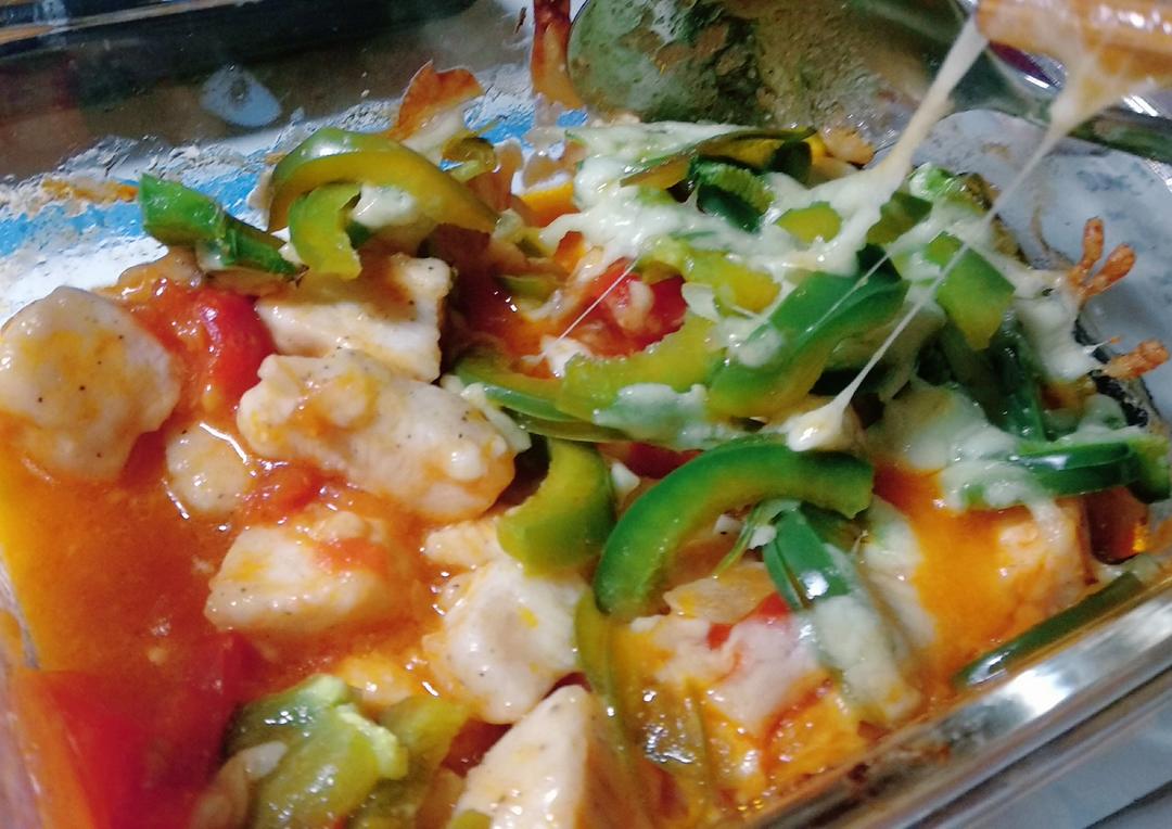 番茄鸡肉浓情焗饭【两人份】