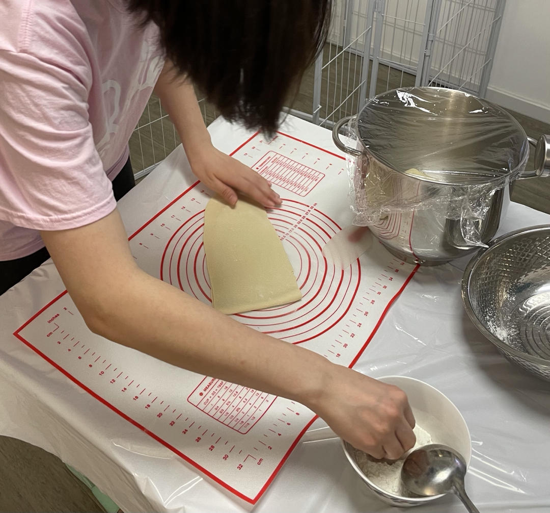 厨师机压面器做饺子皮