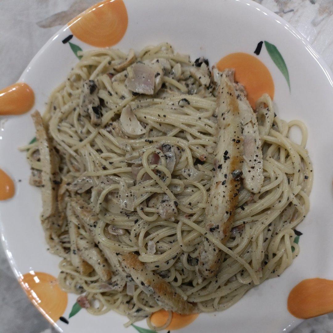 黑松露火腿奶油意面