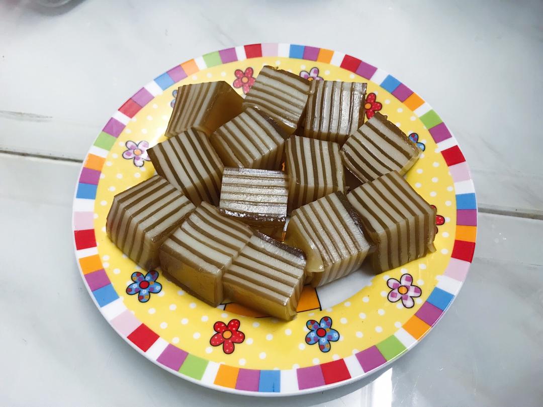 椰汁红糖马蹄千层糕的做法