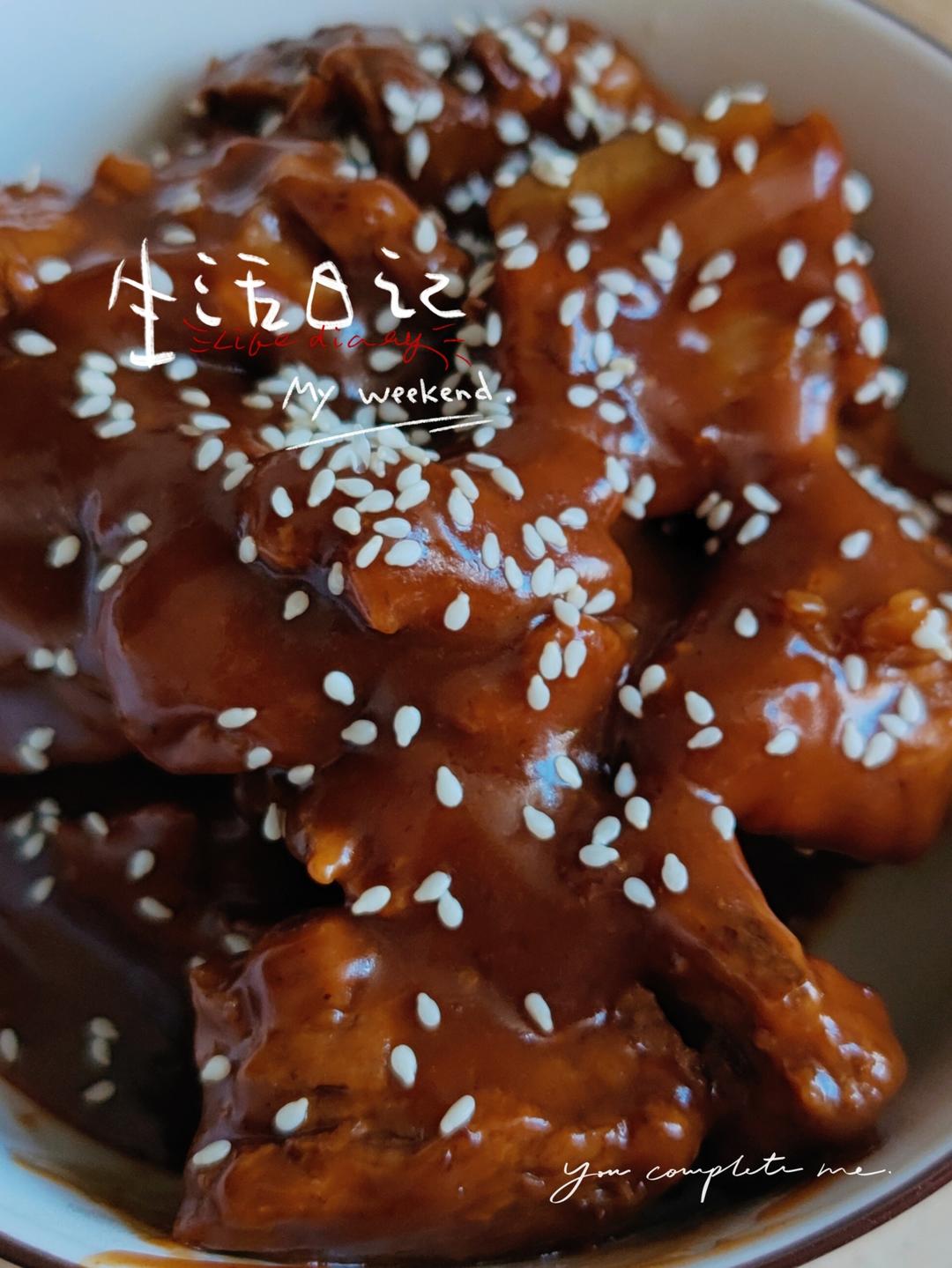 懒人版糖醋排骨