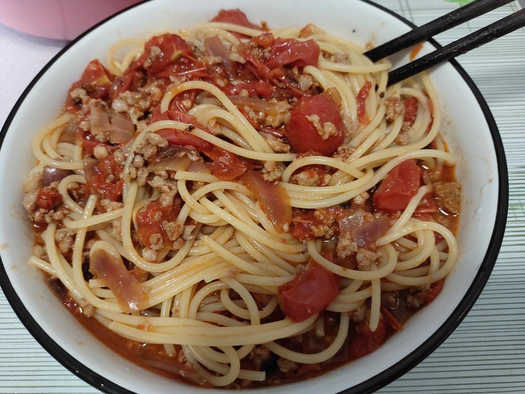 番茄肉酱意面