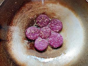香糯小点心·紫薯芝麻饼的做法 步骤14