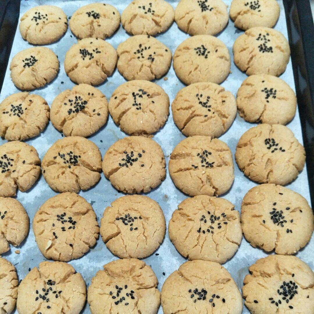 核桃花生酥饼(桃酥)