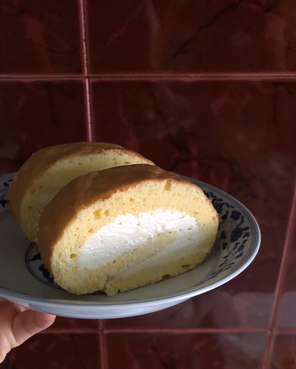 无油酸奶奶酪双享大理石蛋糕卷