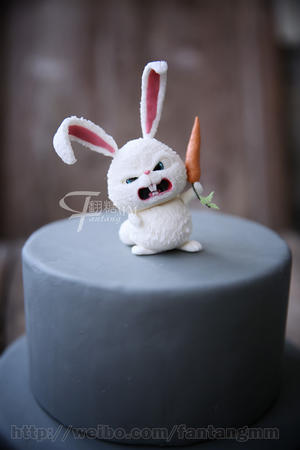 翻糖兔子玩偶制作的做法 步骤38