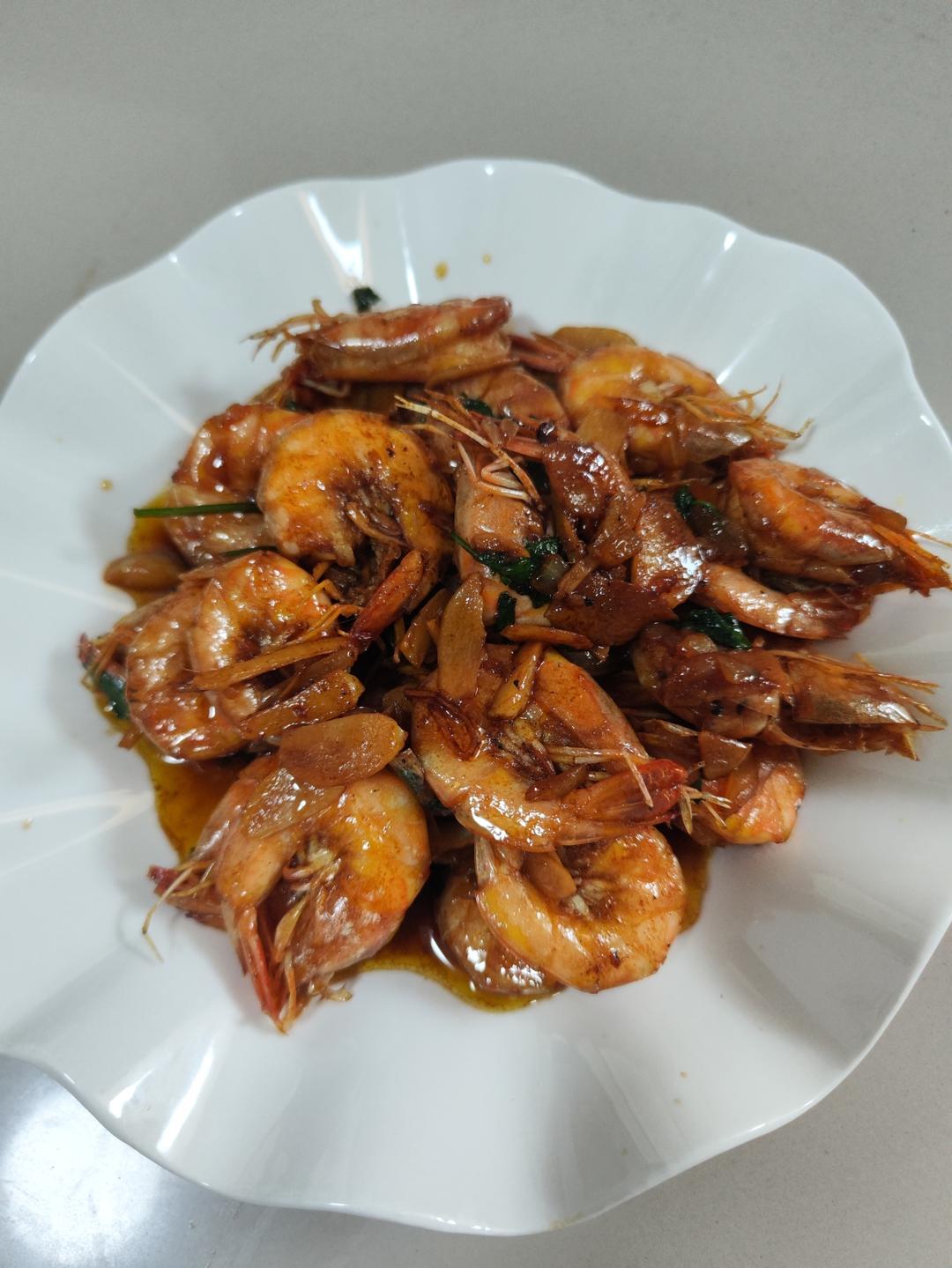 家庭版油焖大虾