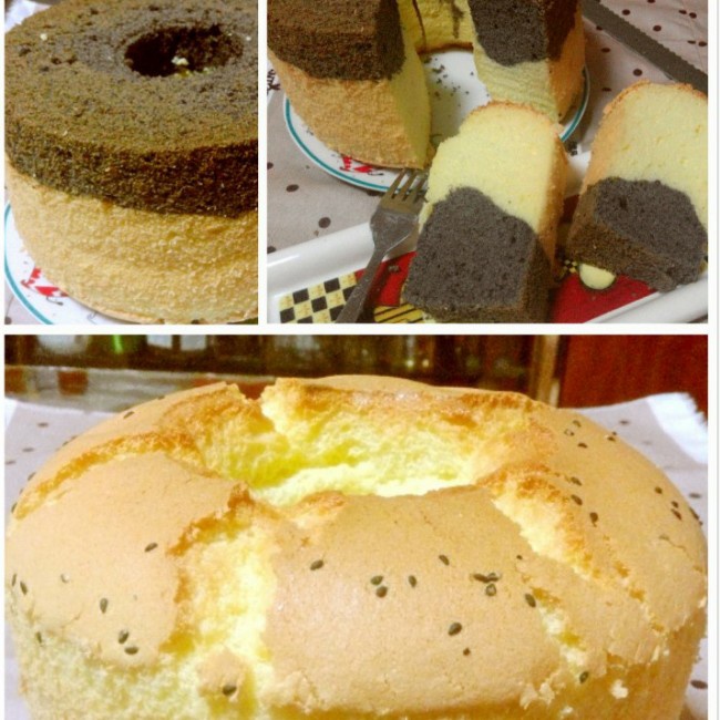 双层黑芝麻酱戚风