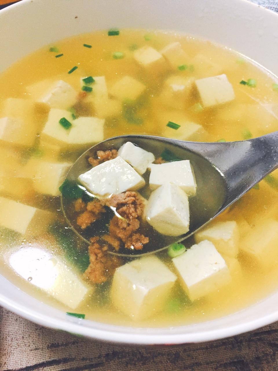 肉末豆腐羹