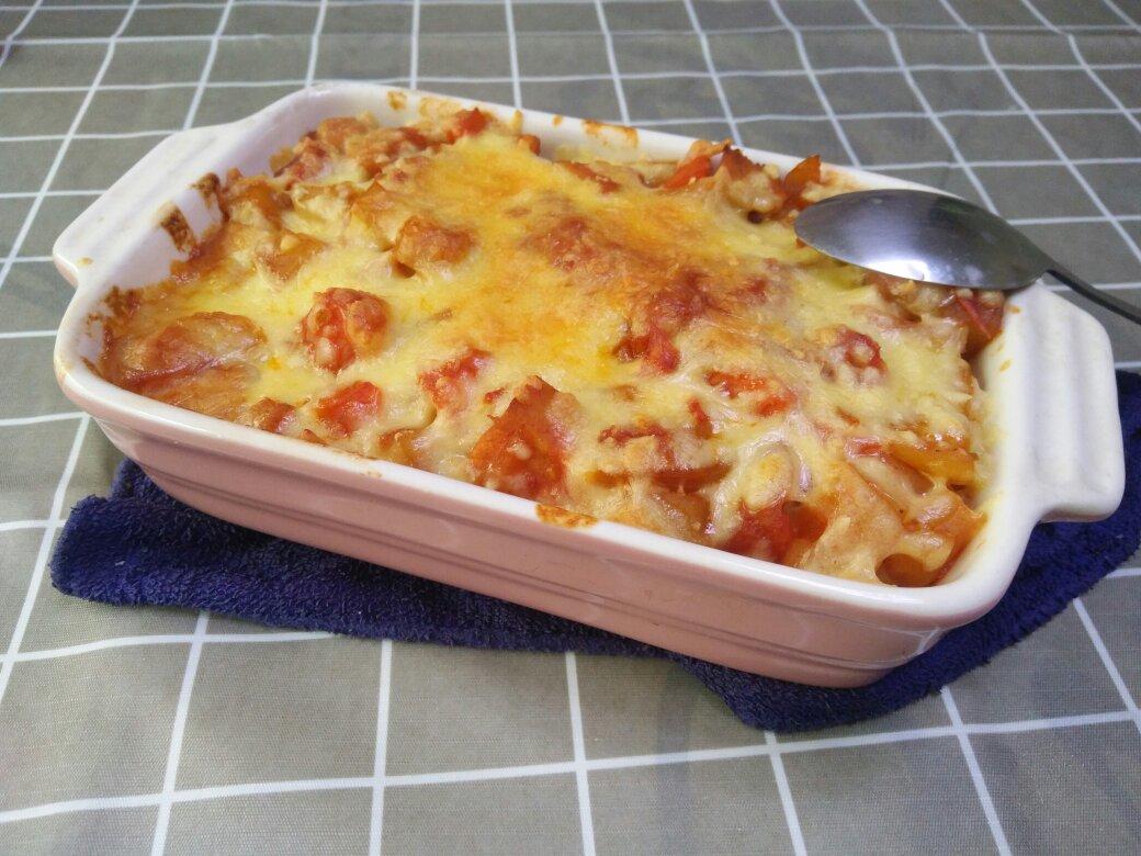 番茄鸡肉浓情焗饭【两人份】