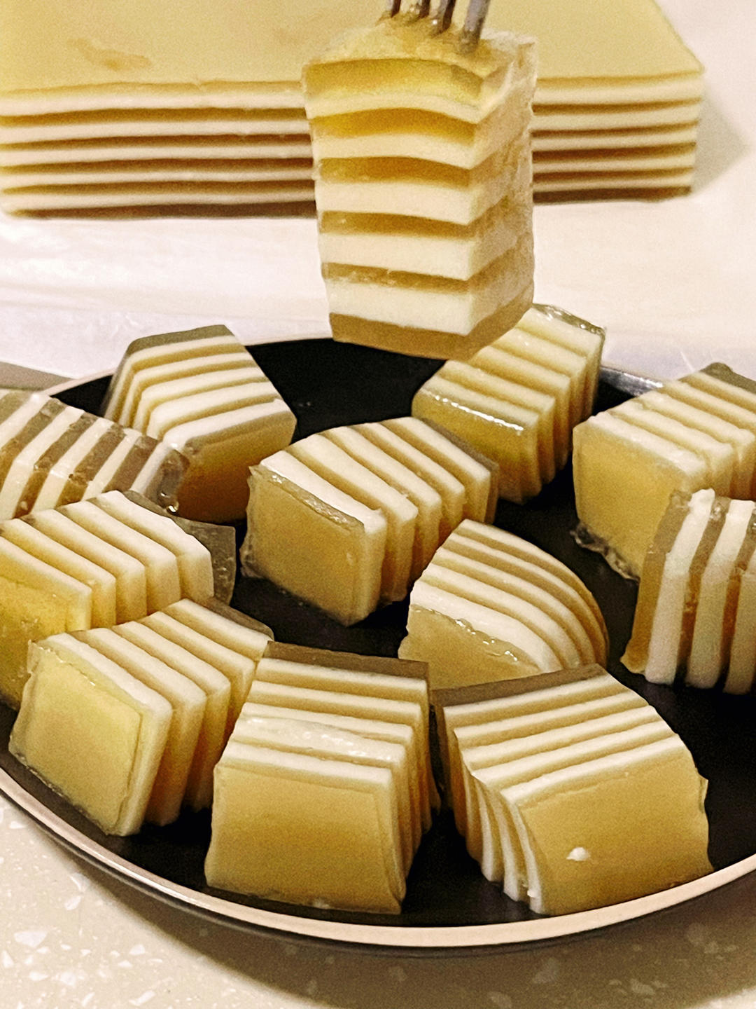 Q弹椰汁千层糕（马蹄糕）