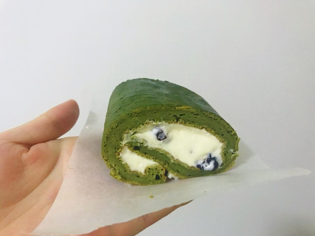 抹茶蜜豆蛋糕卷