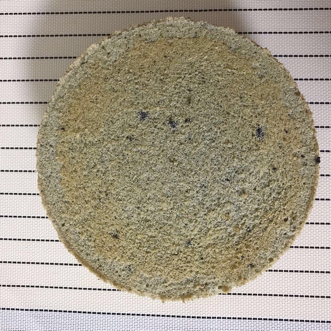 🍰八寸黑芝麻戚风蛋糕(附黑芝麻清洗方法)