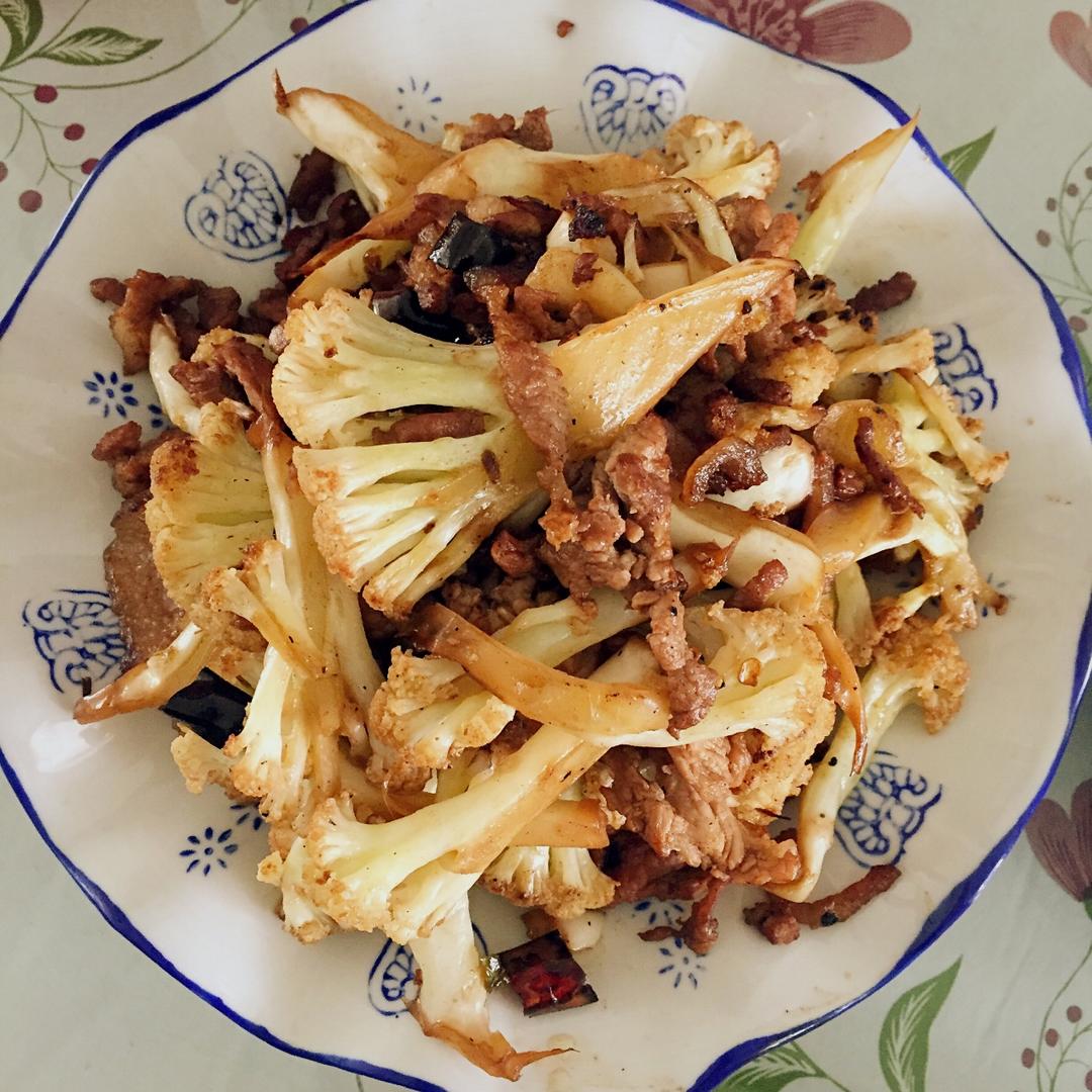 家常炒菜花